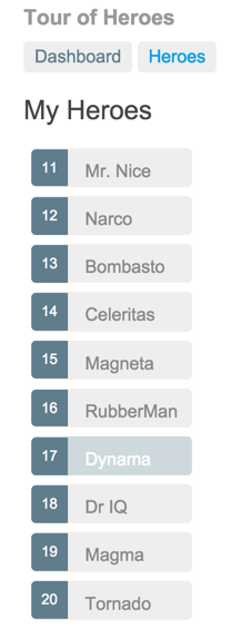 Lista de heroes